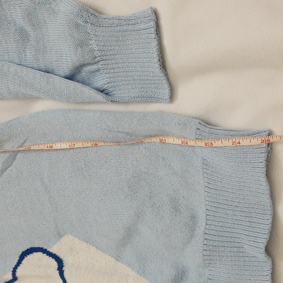 Cinnamoroll Jacquard Knit Argyle Sweater Sanrio Hello Kitty Sz 1X - Picture 6 of 13